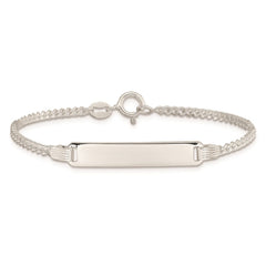 Sterling Silver Children's ID Bracelet - 9