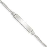 Sterling Silver Children's ID Bracelet - 5