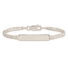 Sterling Silver Children's ID Bracelet - 10