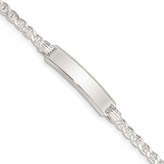 Sterling Silver Children's ID Bracelet - 12