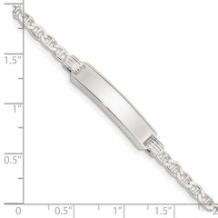 Sterling Silver Children's ID Bracelet - 11