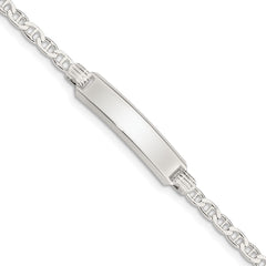 Sterling Silver Children's ID Bracelet - 7