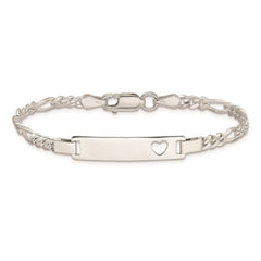 Sterling Silver Baby ID Bracelet - 4