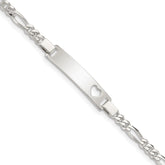 Sterling Silver Baby ID Bracelet - 4