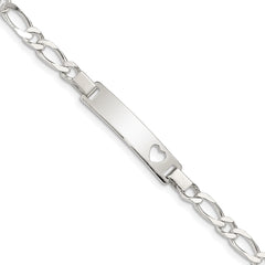 Sterling Silver Baby ID 6 IN Bracelet
