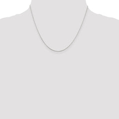Sterling Silver 1mm Beaded Chain - 4