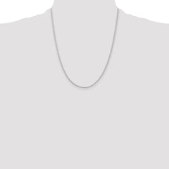 Sterling Silver 2mm Beaded Chain - 6