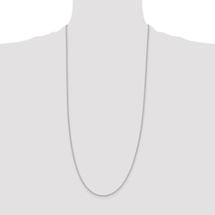 Sterling Silver 1.5mm Beaded Chain - 2