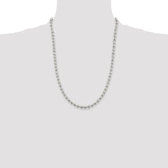 Sterling Silver 5mm Beaded Chain