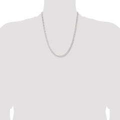 Sterling Silver 3.8mm Flat Curb Chain - 2