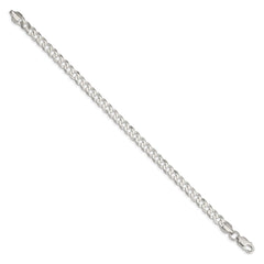 Sterling Silver 5.75mm Flat Curb Chain - 2