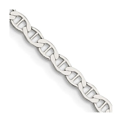 Sterling Silver 3.1mm Flat Anchor Chain - 6