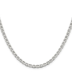 Sterling Silver 4mm Flat Anchor Chain - 6