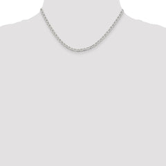 Sterling Silver 4mm Flat Anchor Chain - 5