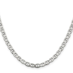Sterling Silver 4.75mm Flat Anchor Chain - 5