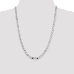 Sterling Silver 5.7mm Flat Anchor Chain - 3