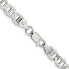 Sterling Silver 7.1mm Flat Anchor Chain - 4