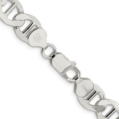 Sterling Silver 9.95mm Flat Anchor Chain - 4