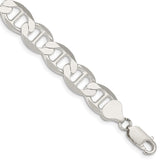 Sterling Silver 9.95mm Flat Anchor Chain - 2