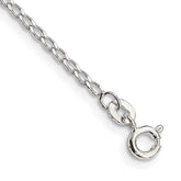 Sterling Silver 1.5mm Open Elongated Link Chain - 2