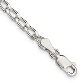 Sterling Silver 3.2mm Open Elongated Link Chain - 3
