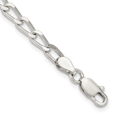 Sterling Silver 4.3mm Open Elongated Link Chain - 2