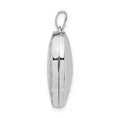 Sterling Silver Rhodium-plated Heart Locket - 2