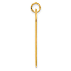 Sterling Silver GP Engraveable Dog Tag Disc Charm - 5