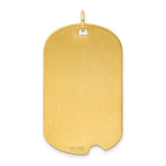 Sterling Silver GP Engraveable Dog Tag Disc Charm - 3