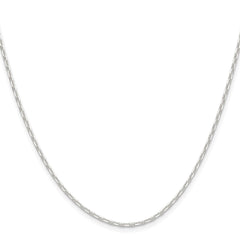 Sterling Silver Polished and D/C 1.75mm Mariner Link Chain - 6