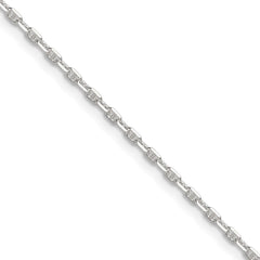 Sterling Silver Polished and D/C 1.75mm Mariner Link Chain - 6