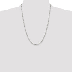 Sterling Silver Polished and D/C 3.75mm Mariner Link Chain - 7