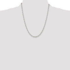 Sterling Silver Polished and D/C 4.75mm Mariner Link Chain - 4