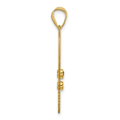 Sterling Silver/Gold-Plated 3 Birthstone with SS Bezel Easter Basket Pendan