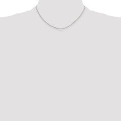 Sterling Silver Polished 1mm Octagonal Snake Chain - 5