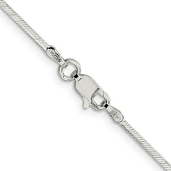 Sterling Silver 1.35mm Octagonal Snake Chain - 5