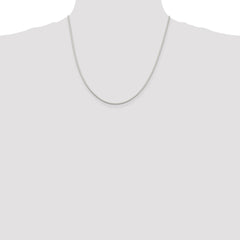 Sterling Silver 1.35mm Octagonal Snake Chain - 5