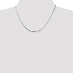Sterling Silver 1.65mm Octagonal Snake Chain - 3