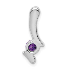 Sterling Silver Amethyst Pendant - 2