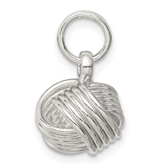 Sterling Silver Love Knot Small Pendant