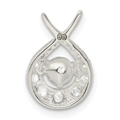 Sterling Silver Vibrant CZ Pendant