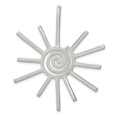Sterling Silver Fancy Sun Pendant