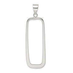 Sterling Silver Rectangle Pendant