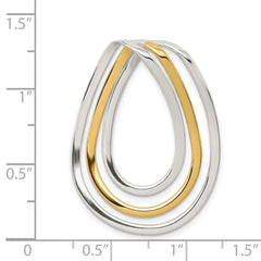 Sterling Silver & Vermeil Fancy Pendant