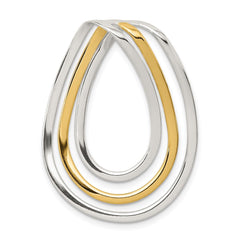 Sterling Silver & Vermeil Fancy Pendant