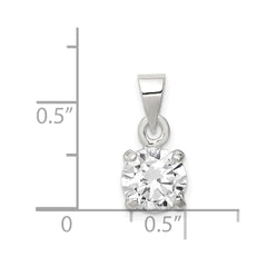 Sterling Silver CZ Pendant