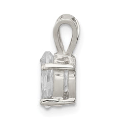 Sterling Silver CZ Pendant - 3