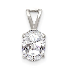 Sterling Silver CZ Pendant - 3