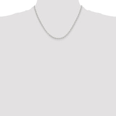 Sterling Silver Polished 2.9mm Paperclip Chain - 2