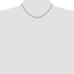 Sterling Silver Polished 3.5mm Paperclip Chain - 4